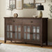 Artisan - Large 4 Door Sideboard Buffet - Brown Simpli-Home