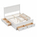 Modern Storage Platform Bed Frame With 6 Drawers Hearth and Haven