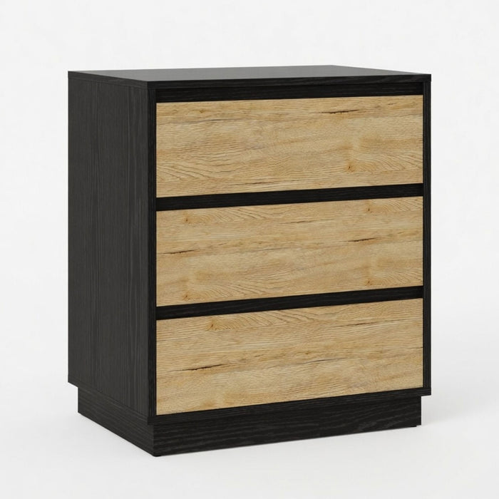 3 Drawer Nightstand, Bedroom Side Table Home Essentials
