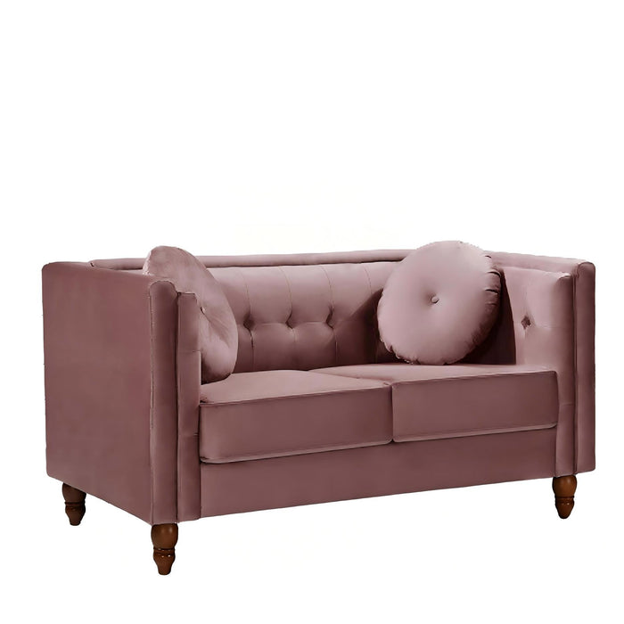 Chesterfield Loveseat 2 Seater Couch For Living Room US Pride