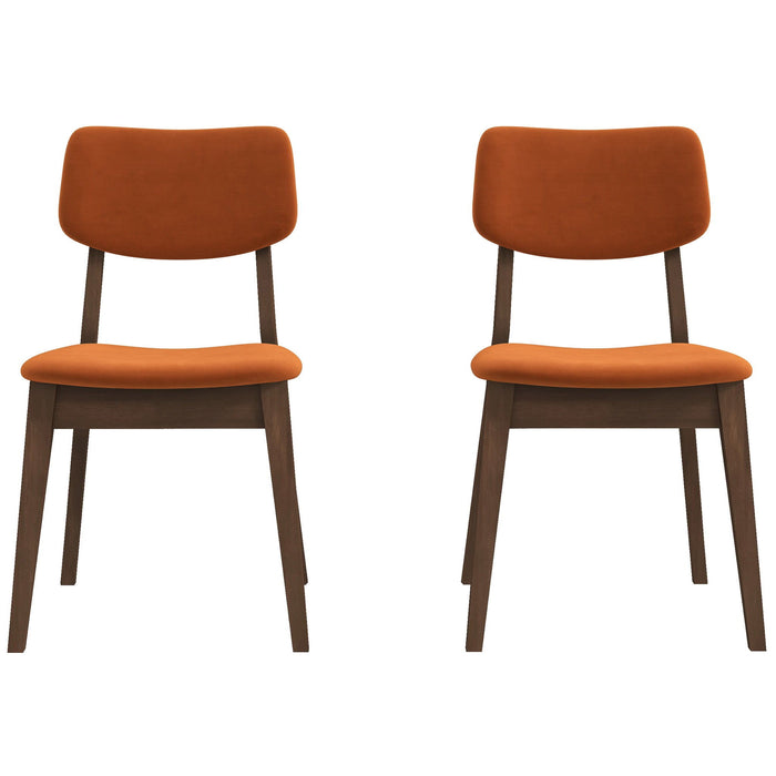 Carlos - Solid Back Side Chair (Set of 2) Ashcroft Furniture