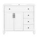 Modern Bathroom Vanity With Sink, 3 Drawers & 2 Doors Hearth and Haven