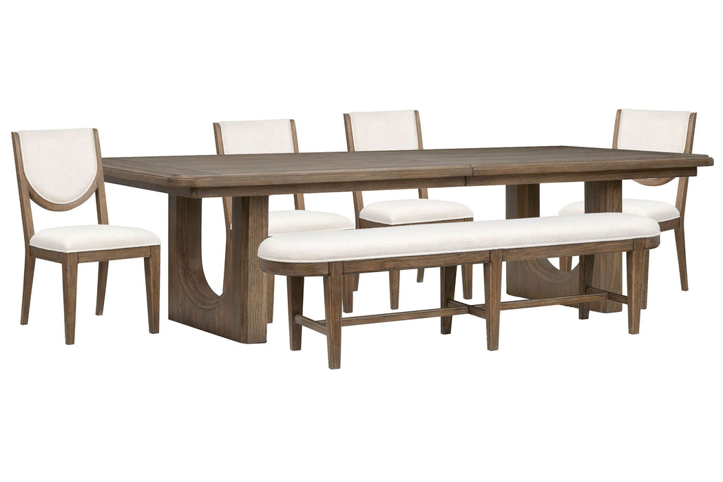 Westbourne - Extendable Trestle Dining Table Set Magnussen Furniture