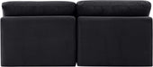 Indulge - Velvet 2 Seat Modular Armless Sofa Meridian Furniture