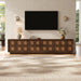 Media Console TV Stand With 6 Drawers & 2 Cabinets - Walnut Hearth and Haven