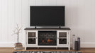 Dorrinson - TV Stand With Fireplace Insert Signature Design by Ashley®