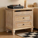 Nightstand With Charging Station, 3 Drawer Storage Table Home Essentials