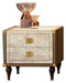 Romantica - Nightstand - Light Beige / Brown Walnut Arredoclassic Italy