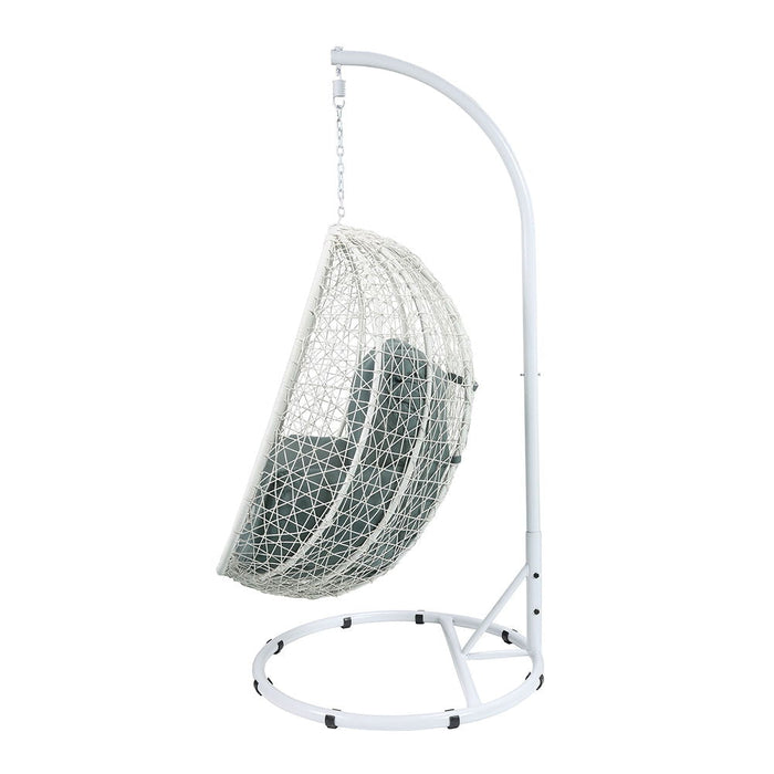 Simona - Patio Swing Chair with Stand ACME