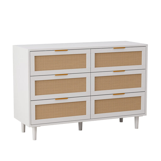6 Drawer Storage Modern Cabinet For Bedroom Home Essentials