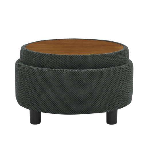 Storage Round Footstool Table Ottoman Home Essentials