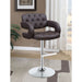 Adjustable Bar Stool With Upholstery Furniture Max