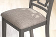 Wrenning - Dining Room Table Set (Set of 6) - Gray Signature Design by Ashley®
