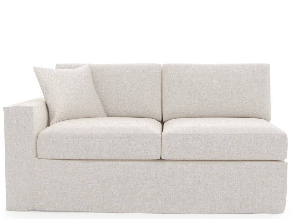 Maxx - Slipcover Loveseat LAF, Special Order - White