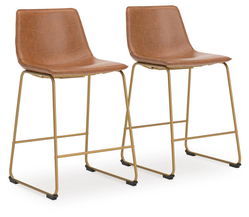 Ciabori - Upholstered Barstool (Set of 2) Signature Design by Ashley®