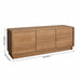 TV Stand For TVs Up To 60" With 2 Doors And 2 Drawers Home Essentials