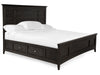 Westley Falls - Complete Panel Bed With Storage Rails Magnussen Furniture