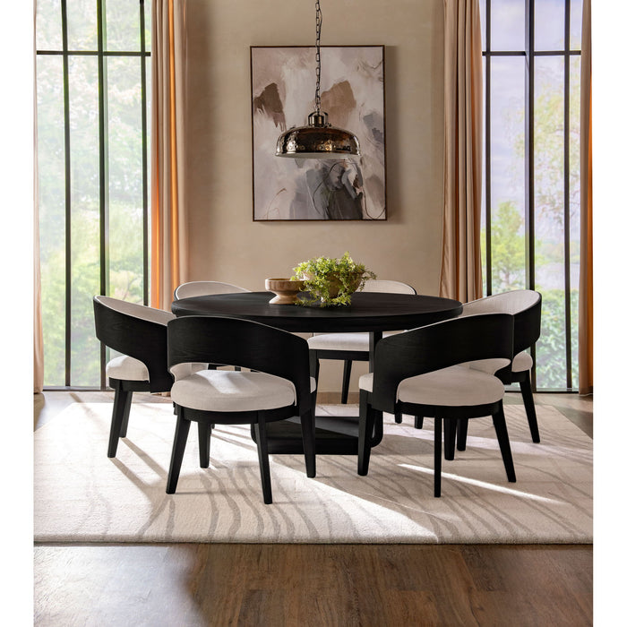 Bangor - Round Dining Table Set With Arm Chairs Furniture Max