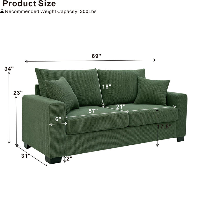 2 Seater Sofa For Living Room Home Essentials
