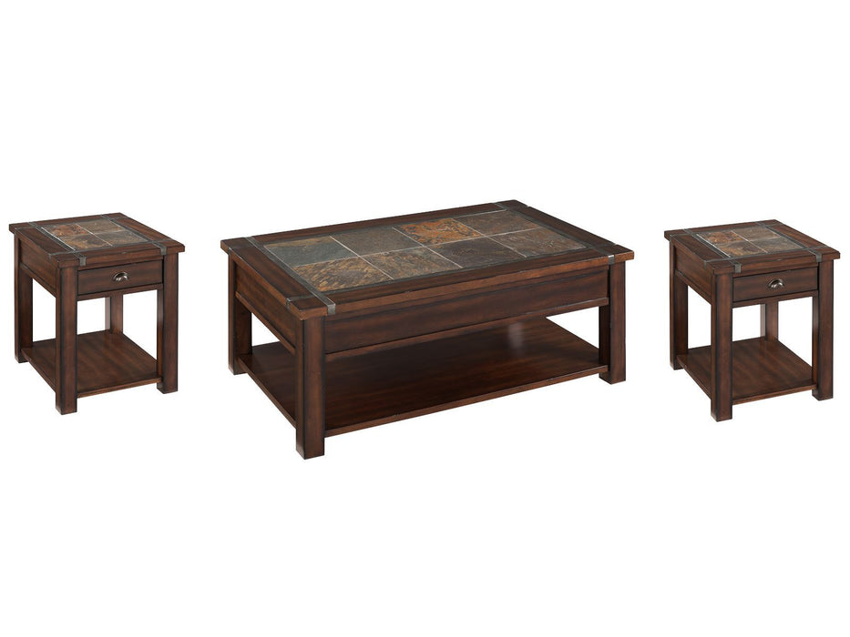 Roanoke - Rectangular Lift Top Cocktail Table Set Magnussen Furniture