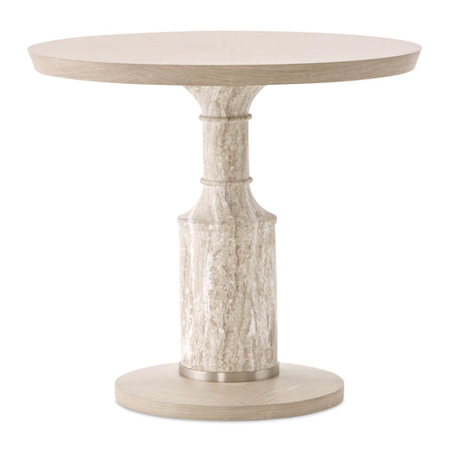 Lotus Bay - 40" Round Gathering Table - Sand Michael Amini