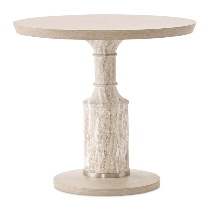 Lotus Bay - 40" Round Gathering Table - Sand