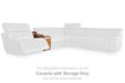 Temmpton - Console With Storage - Chocolate Signature Design by Ashley®