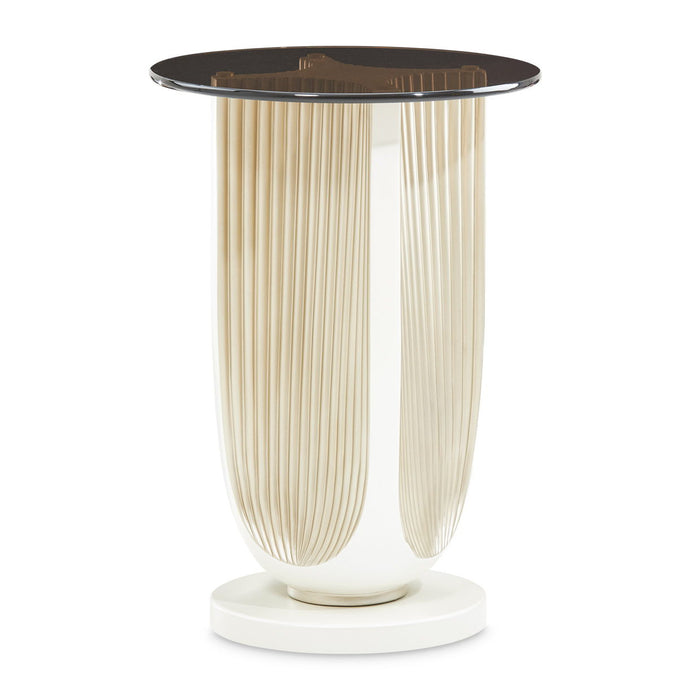 La Marisia - Accent Table - Creamy Pearl