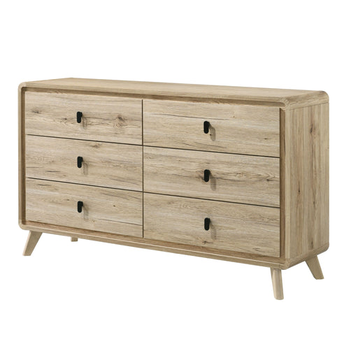 Dresser, 6 Drawers Storage - Beige Home Essentials