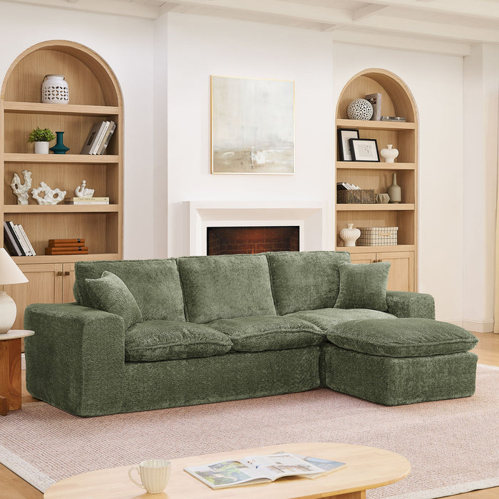 Sectional Sofa With Moveable Ottoman Home Essentials