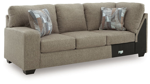 Newellen - LAF Sofa With Corner Wedge - Beige Benchcraft®