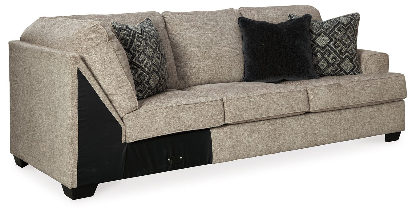 Bovarian - RAF Sofa w/Corner Wedge - Stone Signature Design by Ashley®