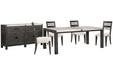Plum Creek - 6 Piece Rectangular Dining Table Set Magnussen Furniture