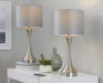 Lenuxe - Contemporary Table Lamp Built In USB Port (Set of 2) Lumi Source