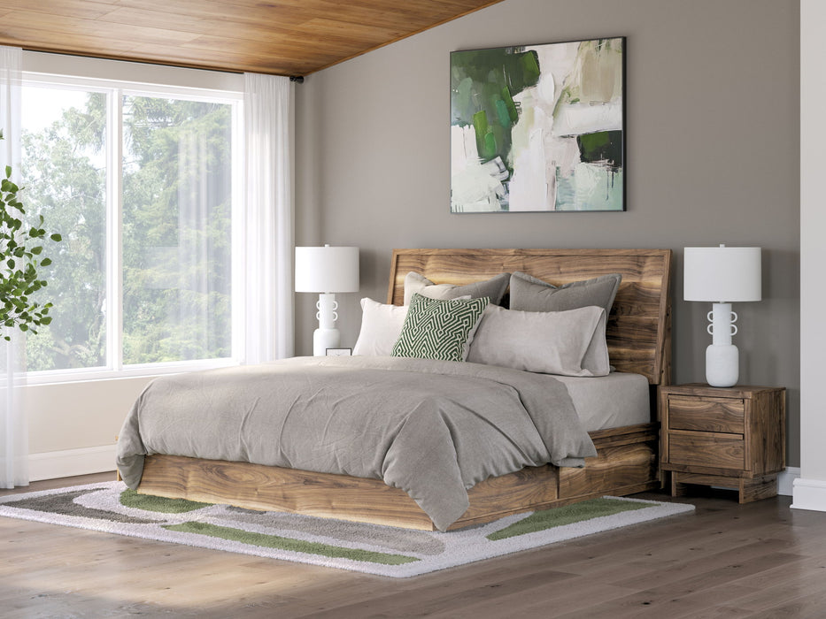 Chirason - Panel Bed With Storage Signature Design by Ashley®