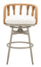 Safal - Outdoor Swivel Barstool - Multicolor Zuo Modern