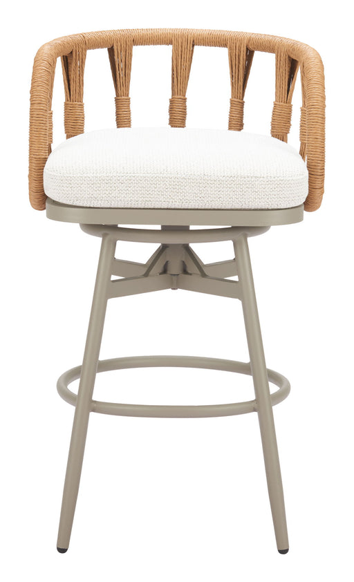 Safal - Outdoor Swivel Barstool - Multicolor Zuo Modern