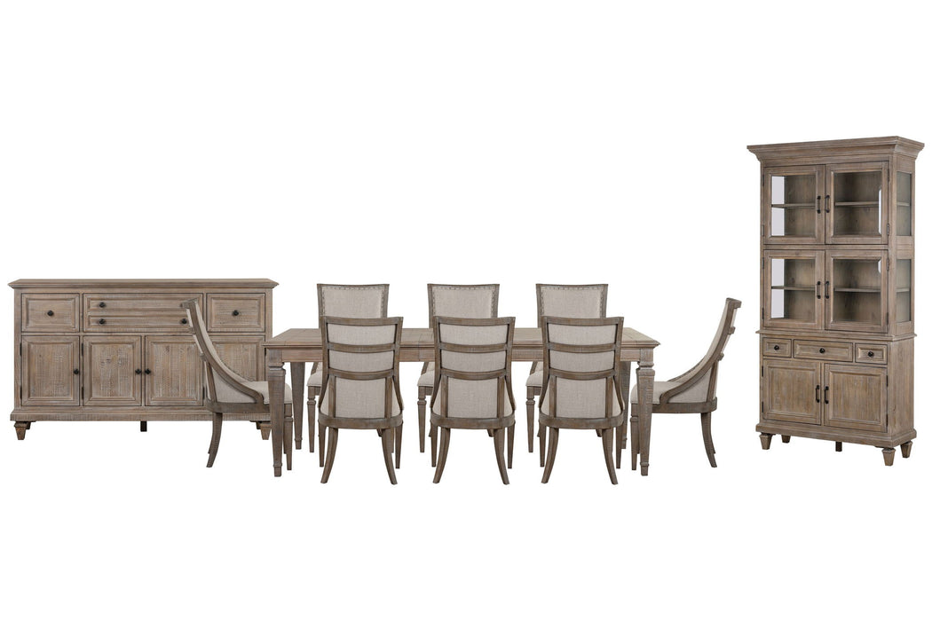 Lancaster - 11 Piece Extendable Rectangular Dining Table Set Magnussen Furniture
