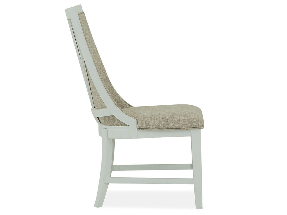 Heron Cove - Upholstered Host Side Chair (Set of 2) - Dark Brown Magnussen Furniture