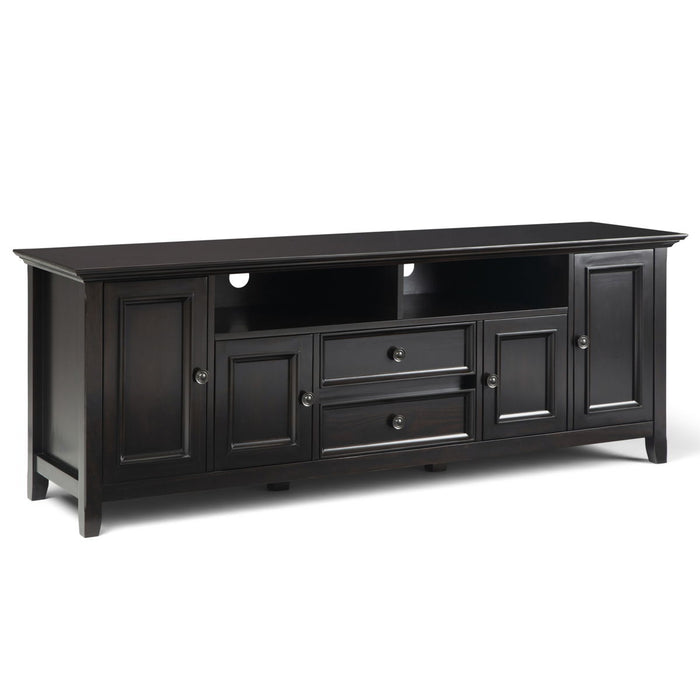 Amherst - 72" Wide TV Media Stand - Hickory Brown