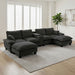 Modular Cloud Couch Sofa With Cup Holders & Storage, USB Port Home Essentials
