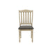 Dining Chair, Upholstered, Side, Transitional (Set of 2) - Gray 8th Street