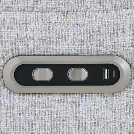 Eastre - Power Motion Sofa With USB Port - Beige Chenille ACME