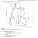 Rayne - Multi-Functional cBar Stool Simpli-Home