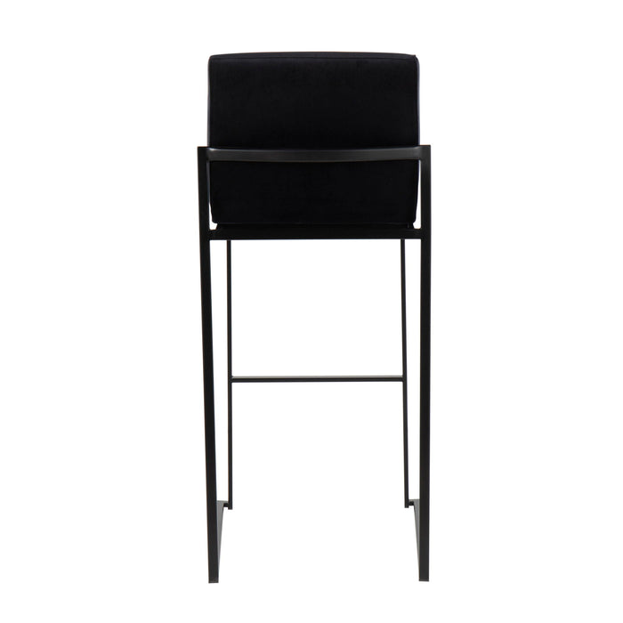 Fuji - Contemporary High Back Barstool Elegant Design Lumi Source