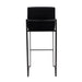 Fuji - Contemporary High Back Barstool Elegant Design Lumi Source