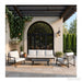 Aurelia - 4 Pieces Set - Carbon Gray / Cream Beige Home Essentials