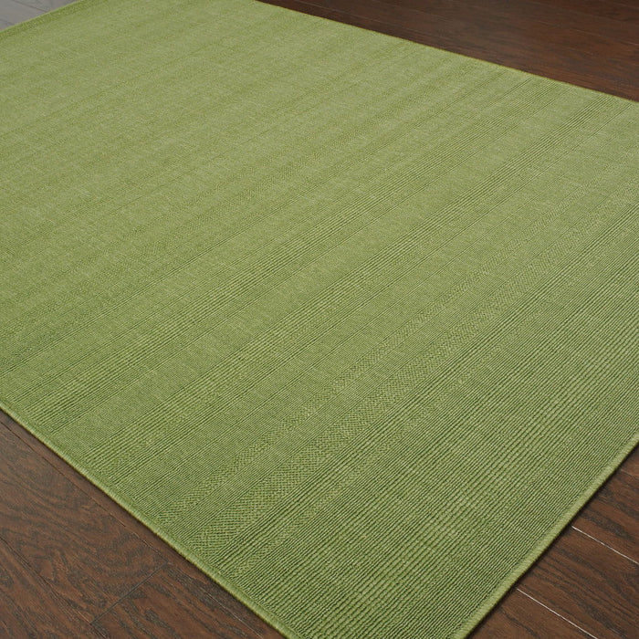 2' X 4' Stain Resistant Outdoor / Indoor Area Rug - Green