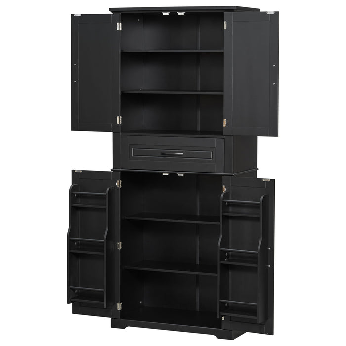 Bathroom Storage Cabinet With Multifunctional Storage Space, Drawer With Slide Rails, Adjustable Shelf Noble House
