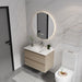 Wall Mounted Bathroom Vanity & Sink, 2 Soft Close Drawers Home Essentials